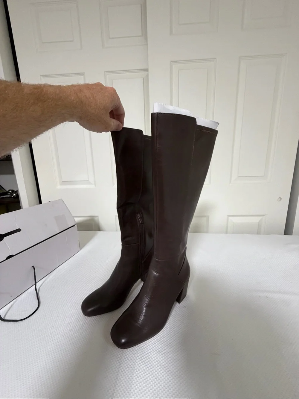 New Aldo Satori Block Heel Knee High Boot Size:7